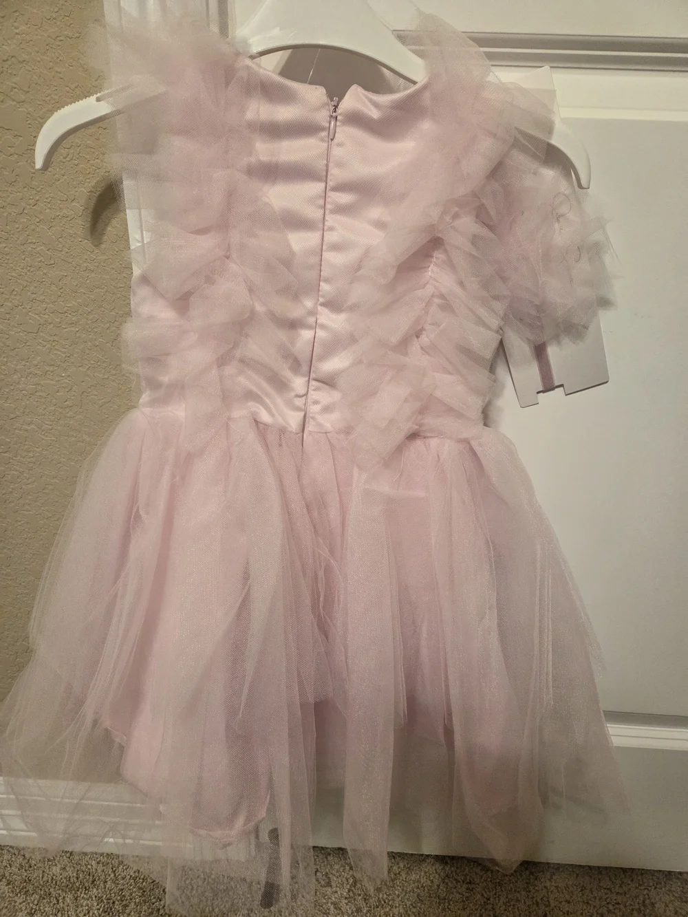 Jessica Simpson Light Pink Tulle Flower Costume Princess Dress